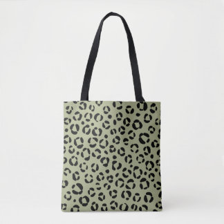 Saged Leopard Tote Bag