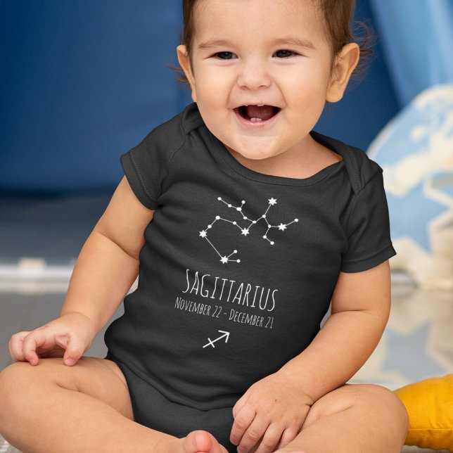 Saggitarius Birth Sign | Zodiac Constellation Baby Bodysuit (Creator Uploaded)