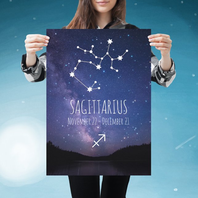 Saggitarius | Personalised Zodiac Constellation  Poster (Creator Uploaded)