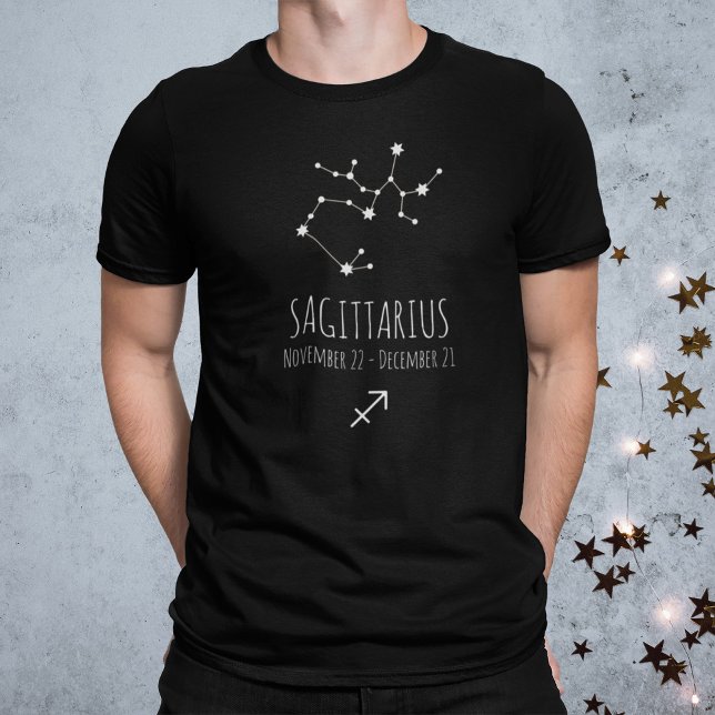 Saggitarius | Personalised Zodiac Constellation T- T-Shirt (Creator Uploaded)