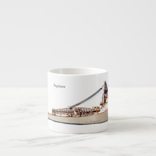 Saginaw cutout espresso mug