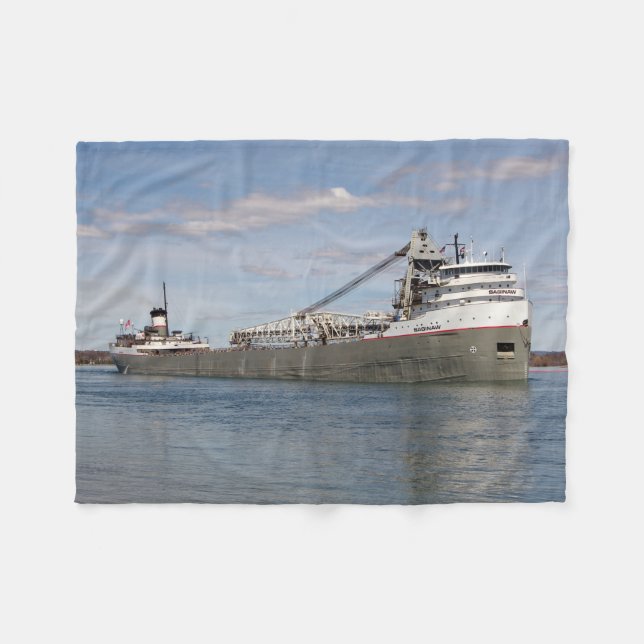 Saginaw fleece blanket (Front (Horizontal))