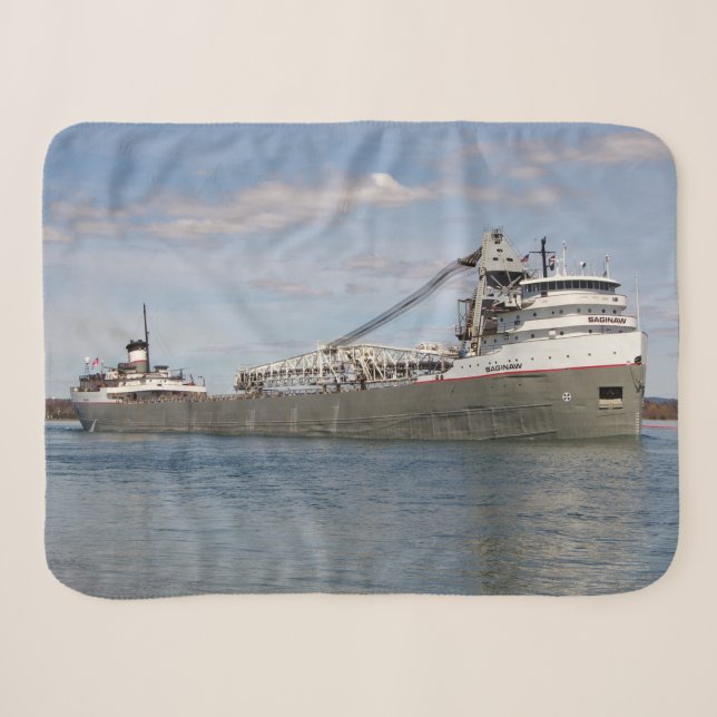 Saginaw Sherpa Blanket (Front (Horizontal))