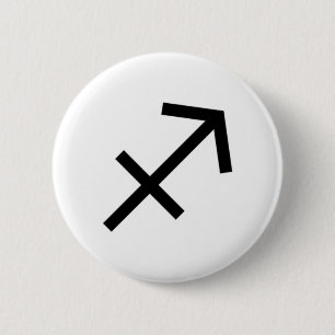 Sagittarius 6 Cm Round Badge
