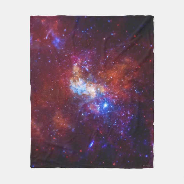 Sagittarius A Milky Way Galaxy Image Fleece Blanket (Front)