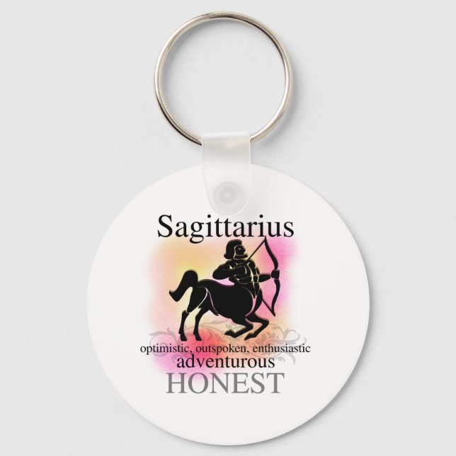 Sagittarius About You Key Ring (Front)