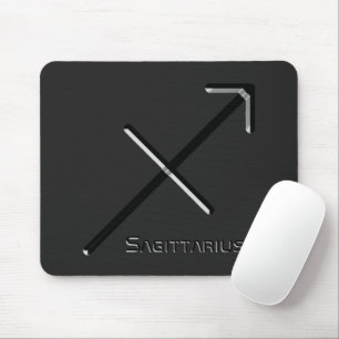 SAGITTARIUS, Abstract Design of the Zodiac Sign, Mouse Pad