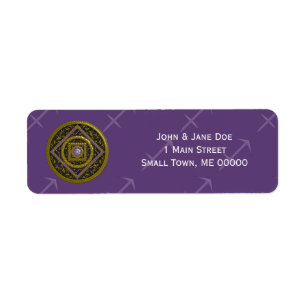 Sagittarius Address Label Return Address Label
