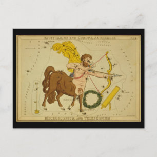 Sagittarius and Corona Australis, etcetera Postcard
