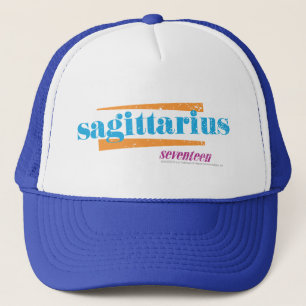 Sagittarius Aqua Trucker Hat