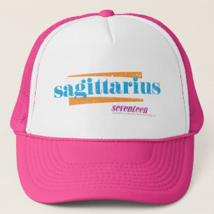 Sagittarius Aqua Trucker Hat