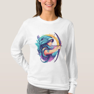 Sagittarius Archer Goddess T-Shirt