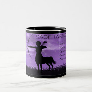 Sagittarius Archer Zodiac Mug with Traits