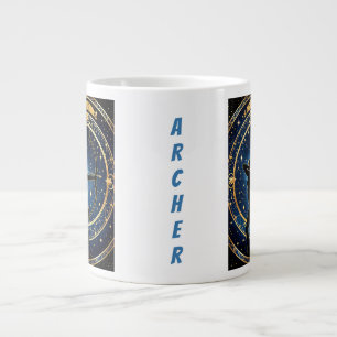 Sagittarius astrology sign large coffee mug
