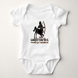 Sagittarius Astrology Zodiac d1b Baby Bodysuit