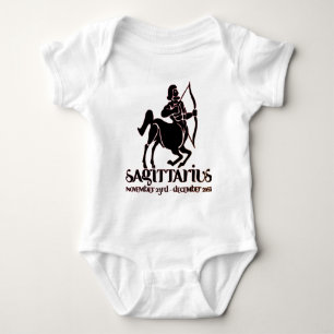 Sagittarius Astrology Zodiac d2b Baby Bodysuit