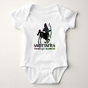 Sagittarius Astrology Zodiac d5b Baby Bodysuit