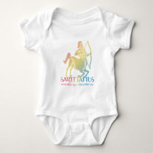 Sagittarius Astrology Zodiac d7 Baby Bodysuit