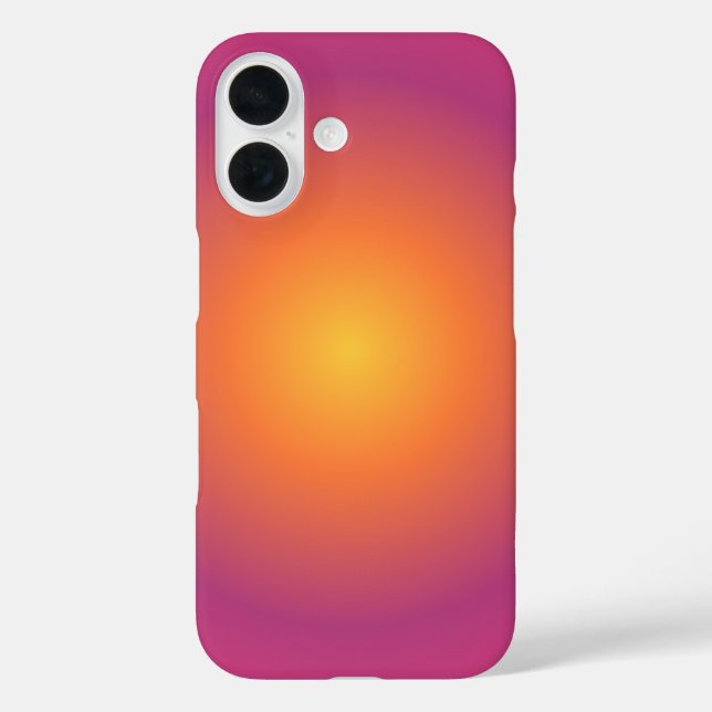 Sagittarius Aura Gradient Zodiac, Purple Yellow  Case-Mate iPhone Case (Back)