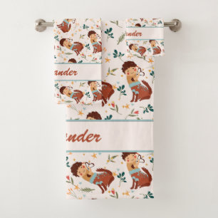 Sagittarius Baby Cosy Towels for Little Archers