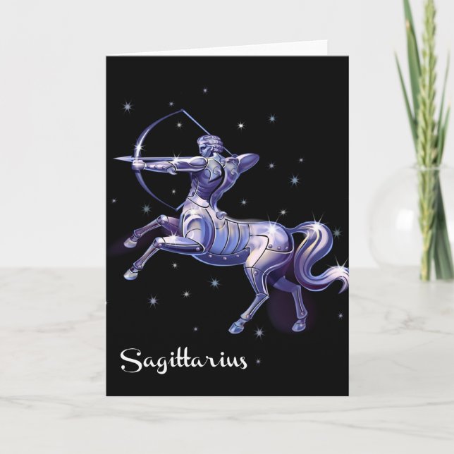 Sagittarius Birthday Card (Front)