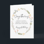 Sagittarius Birthday Zodiac Star Sign  Card<br><div class="desc">Sagittarius Birthday Zodiac Star Sign Personalised Card illustrated by international designer,  Kathrin Legg</div>