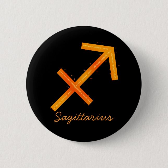 Sagittarius Button (Front)