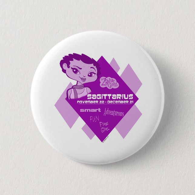 Sagittarius Button (Front)