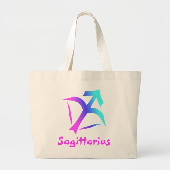 Sagittarius canvas tote bag (Front)