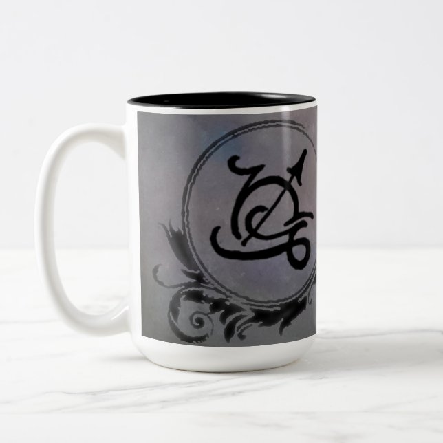 Sagittarius - Capricorn Cusp of Prophecy Two-Tone Coffee Mug (Left)