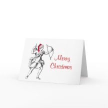Sagittarius Christmas Card