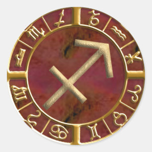 Sagittarius Classic Round Sticker