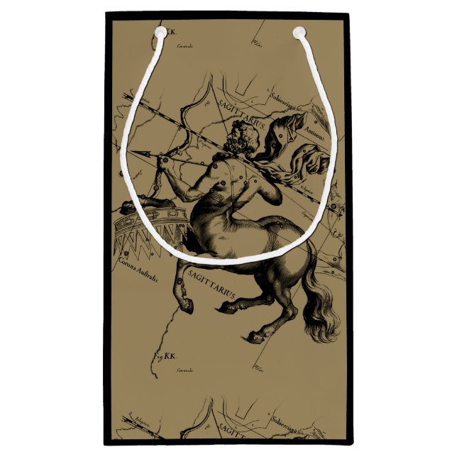 Sagittarius Constellation Hevelius1690 Nov22-Dec21 Small Gift Bag (Back)