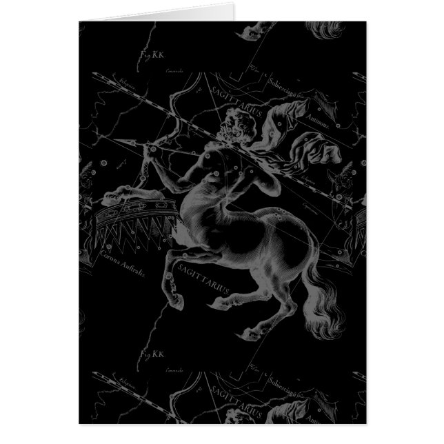 Sagittarius Constellation Hevelius circa 1690 (Front)