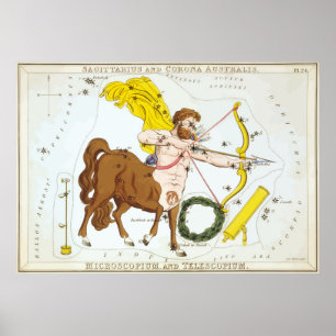 Sagittarius - Constellation - Horoscope - Zodiac Poster