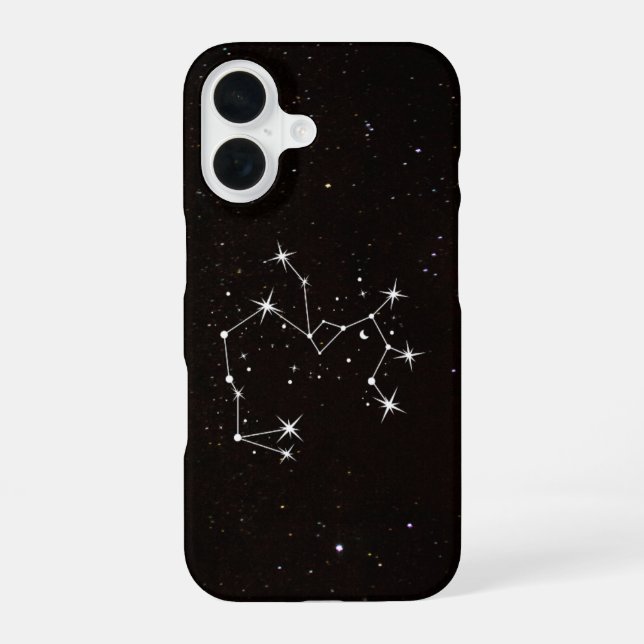 Sagittarius Constellation iPhone 16 Case – Celesti (Back)