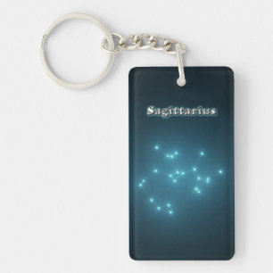 Sagittarius constellation key ring