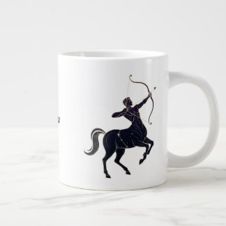 Sagittarius Constellation Line Art – Cosmic Zodiac Large Coffee Mug