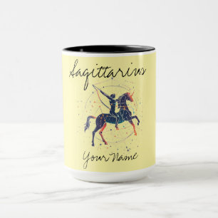 Sagittarius Constellation Minimalist Line Art Mug
