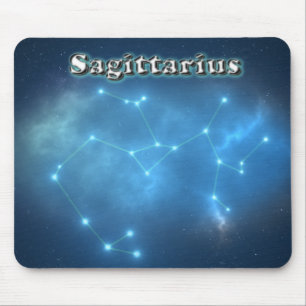 Sagittarius constellation mouse pad