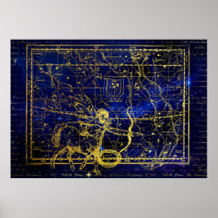 sagittarius constellation poster