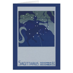Sagittarius Constellation Vintage Zodiac Astrology