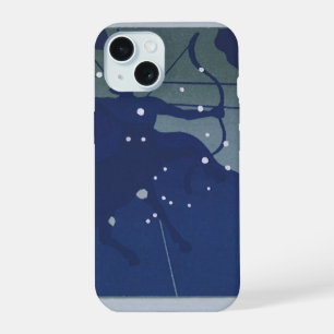 Sagittarius Constellation Vintage Zodiac Astrology iPhone 15 Case