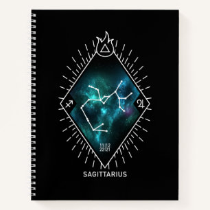 Sagittarius Constellation & Zodiac Symbol Notebook