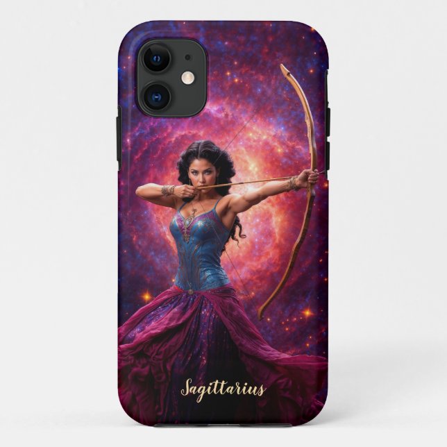 Sagittarius - Cosmic Archer- iPhone / iPad case (Back)
