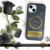 Sagittarius Dark Zodiac Astrology: Black & Gold