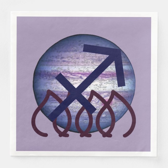 Sagittarius Dinner Napkin (Front)