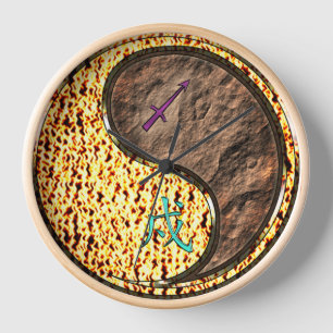 Sagittarius & Earth Dog Clock