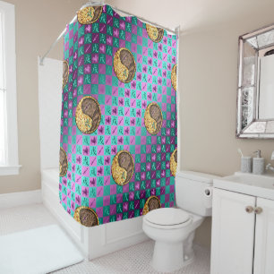 Sagittarius & Earth Dog Shower Curtain