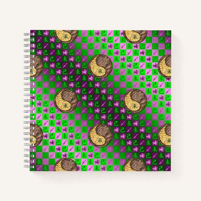 Sagittarius & Earth Goat Notebook (Front)
